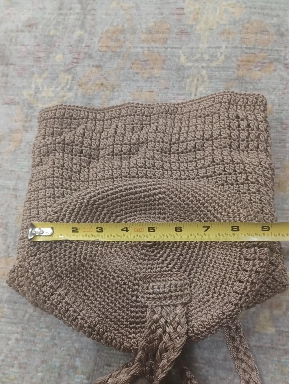 The Sak Crocheted Bucket Backpack